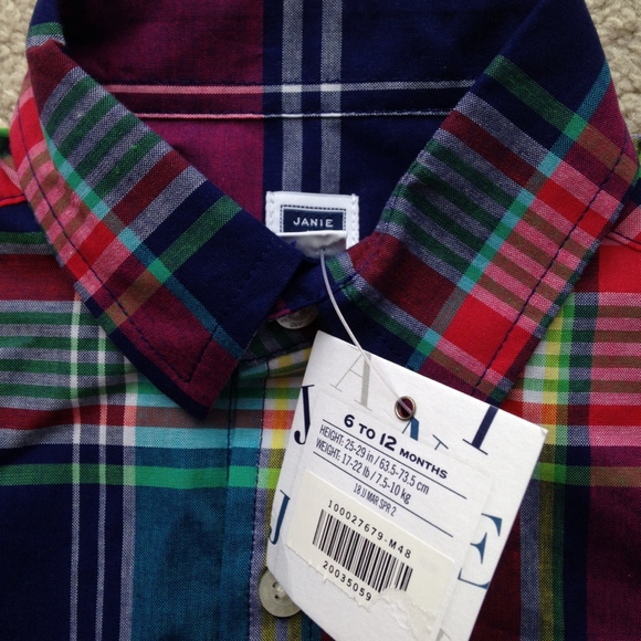 NWT Janie & Jack Shirt - Picture 2 of 3